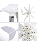 Generador de viento 1200W 12V Aerogenerador