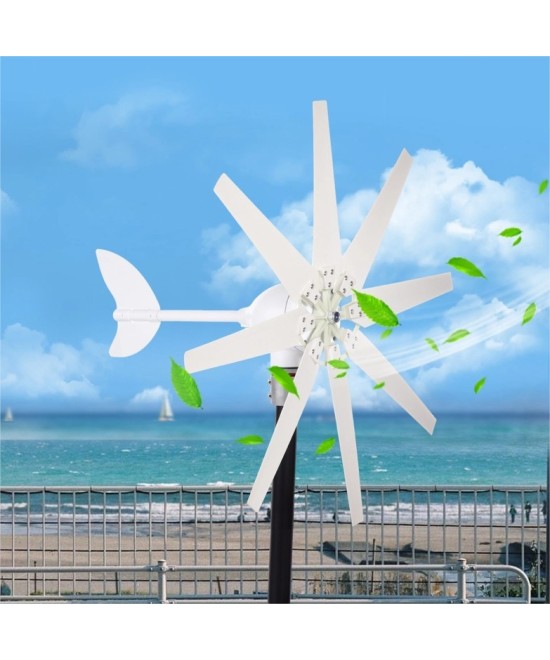 Generador de viento 1200W 12V Aerogenerador