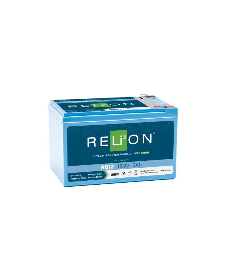 Batería de lifePO4 recargable Relion 12.8V 12Ah 154Wh