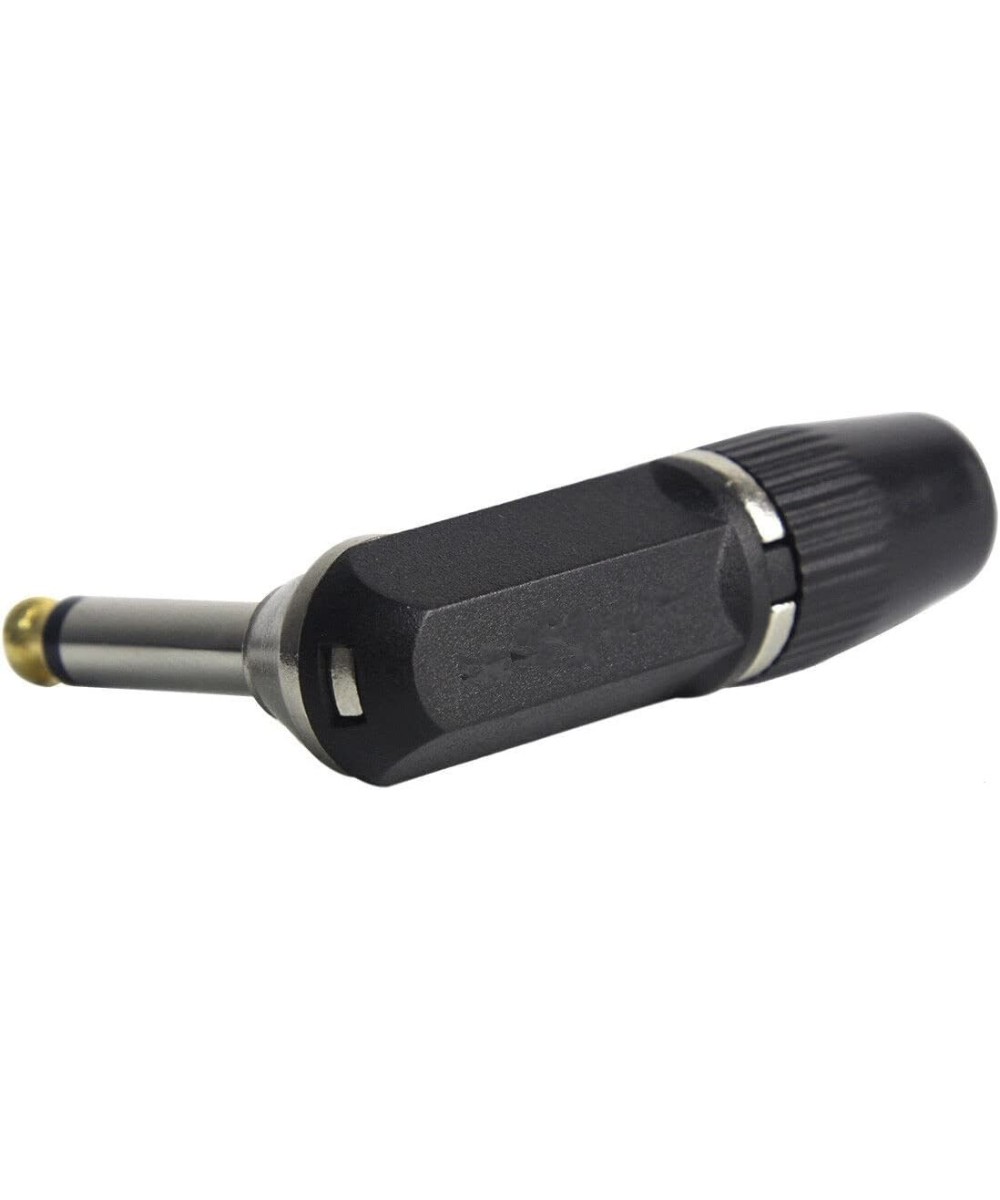 Conector mono 1/4" (6.35mm) Macho 90° L