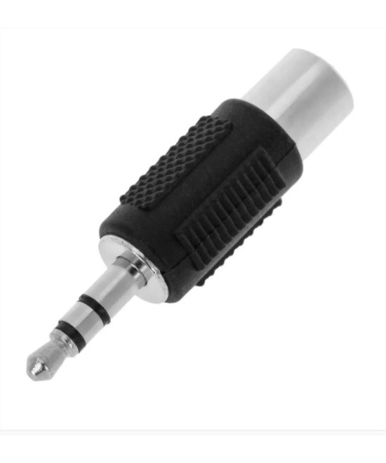 Adaptador de audio entrada RCA hembra salida macho 3.5mm mono