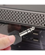 Adaptador 2 entradas 3.5mm 1 salida 6.35mm