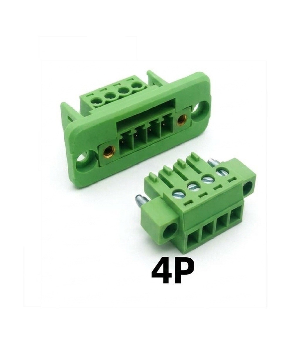 Terminal de bloque con tornillos para conexion rapida 2/3/4 pines 5.08mm