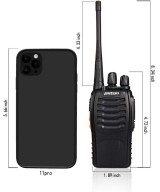 Kit DE 2 Walkie talkie 888S de largo alcance 5Km pxton