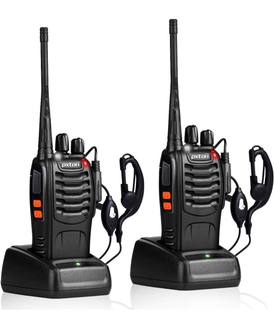 Kit DE 2 Walkie talkie 888S de largo alcance 5Km pxton
