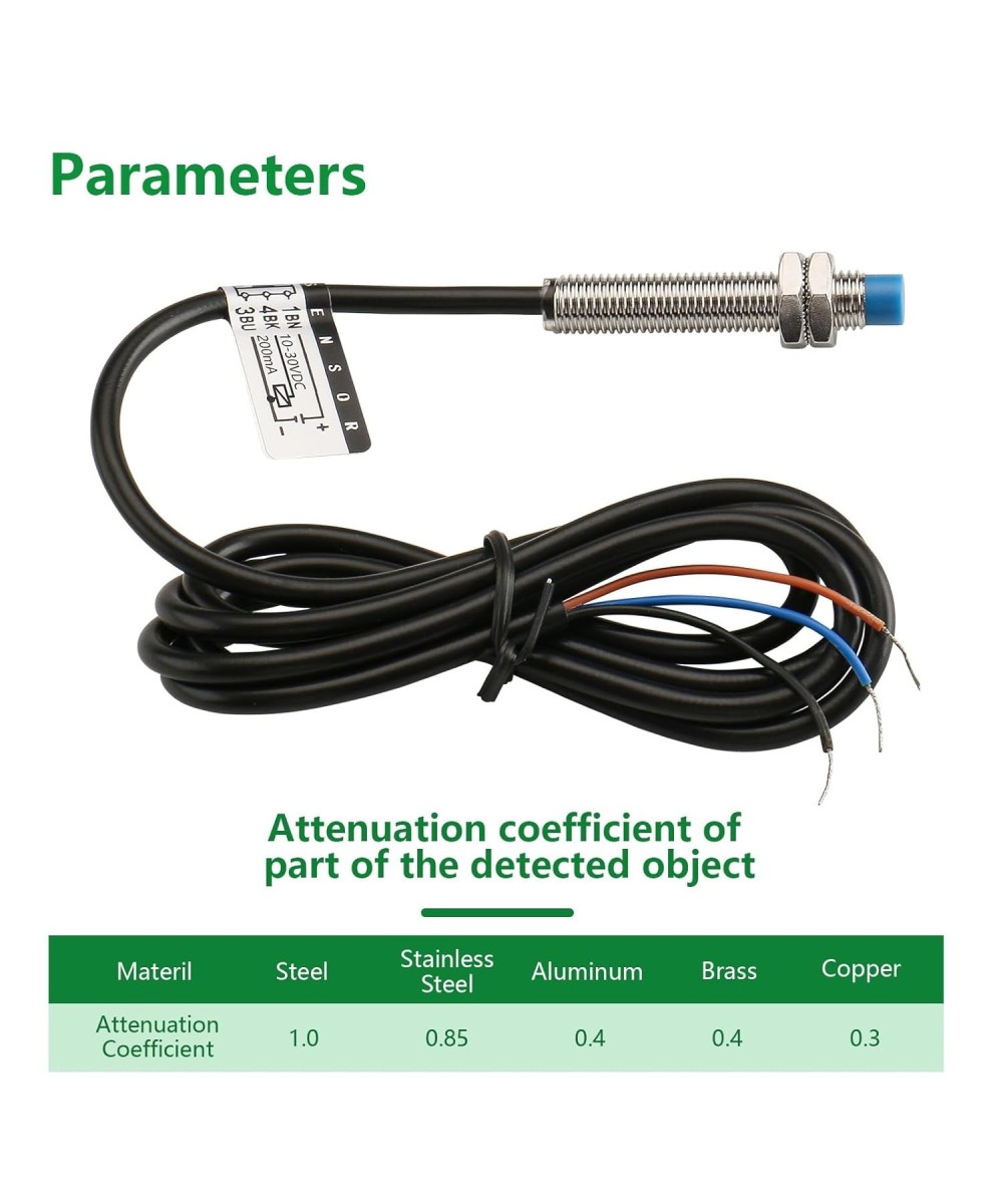 Sensor de induccion Proximidad LJ8A3-2-Z/BY 6.5mm PNP