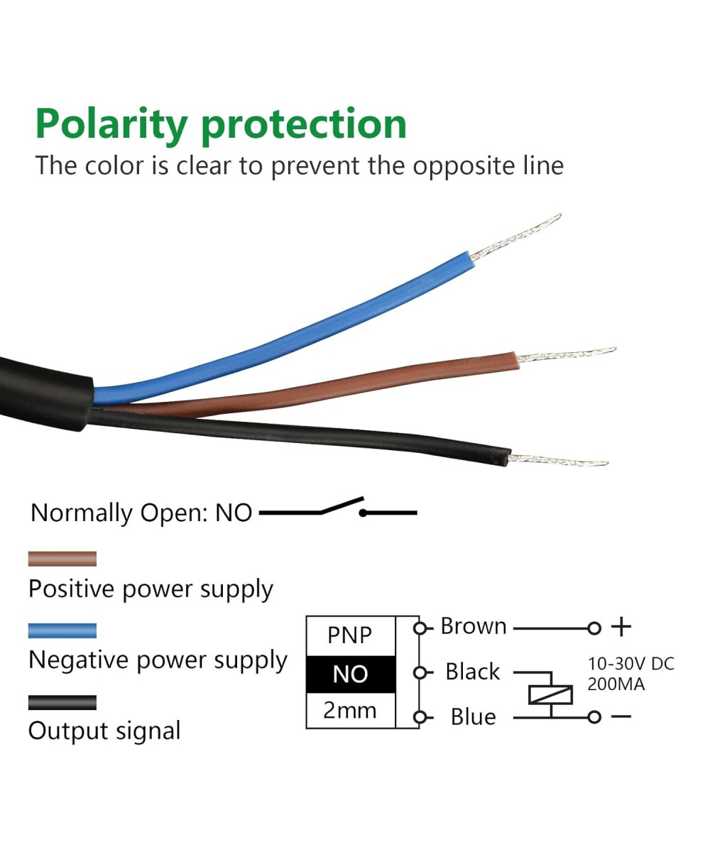 Sensor de induccion Proximidad LJ8A3-2-Z/BY 6.5mm PNP