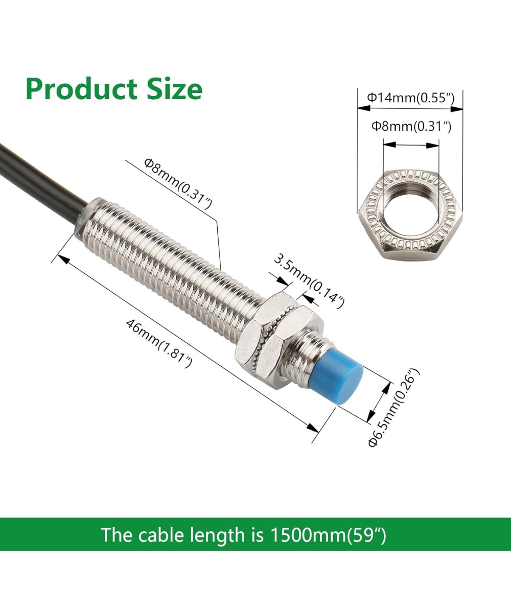 Sensor de induccion Proximidad LJ8A3-2-Z/BY 6.5mm PNP
