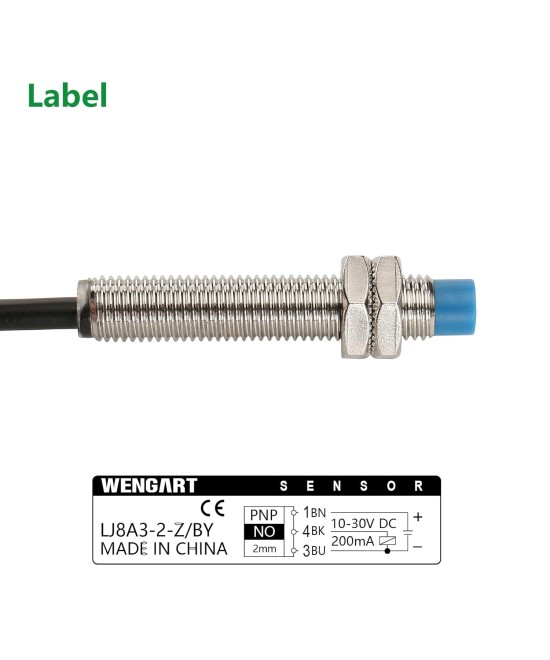 Sensor de induccion Proximidad LJ8A3-2-Z/BY 6.5mm PNP
