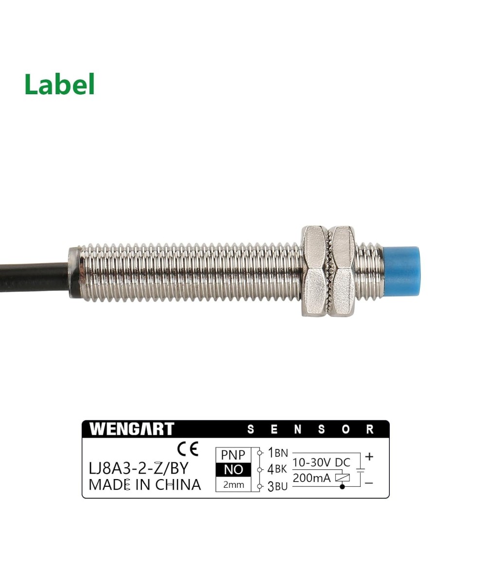 Sensor de induccion Proximidad LJ8A3-2-Z/BY 6.5mm PNP