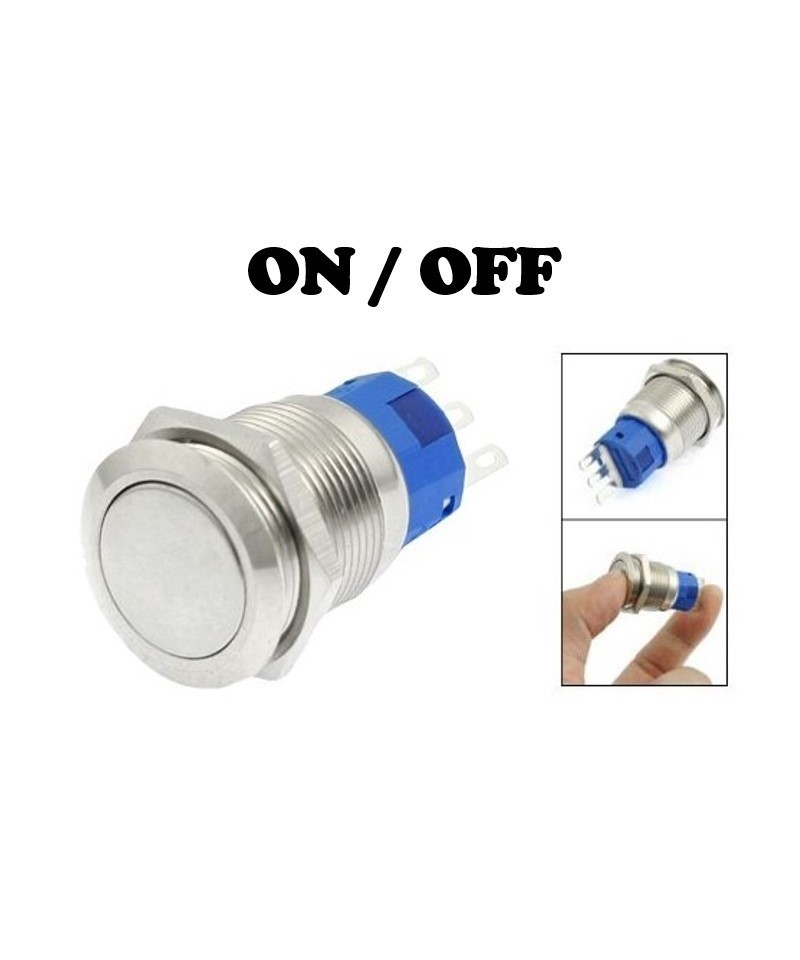Interruptor Metalico ON / OFF 16/19/22MM (NO/NC)