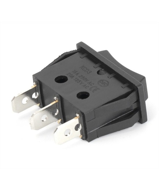 Interruptor KCD2-3 On/Off/On 250V/16A 125V/20A 3 pines