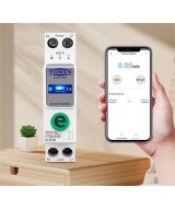 Interruptor inteligente WIFI TOMZN TOB9e-63M Medidor/Protector de energía para riel DIN
