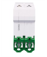 Breaker DC 2 polos MCB TOMZN Curva C Corriente Continua 600V 10-63A