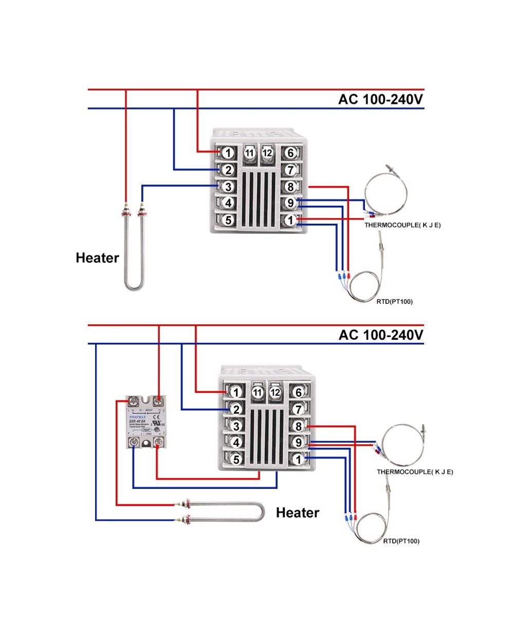 Controlador de temperatura y humedad TOMZN 220VAC TOTC4S
