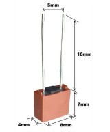 Fusibles 392 rectangulares 250V 0.5A - 6.3A