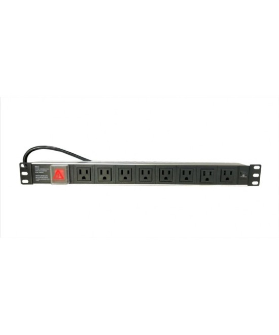 PDU horizontal de 8 / 10 tomas 15A