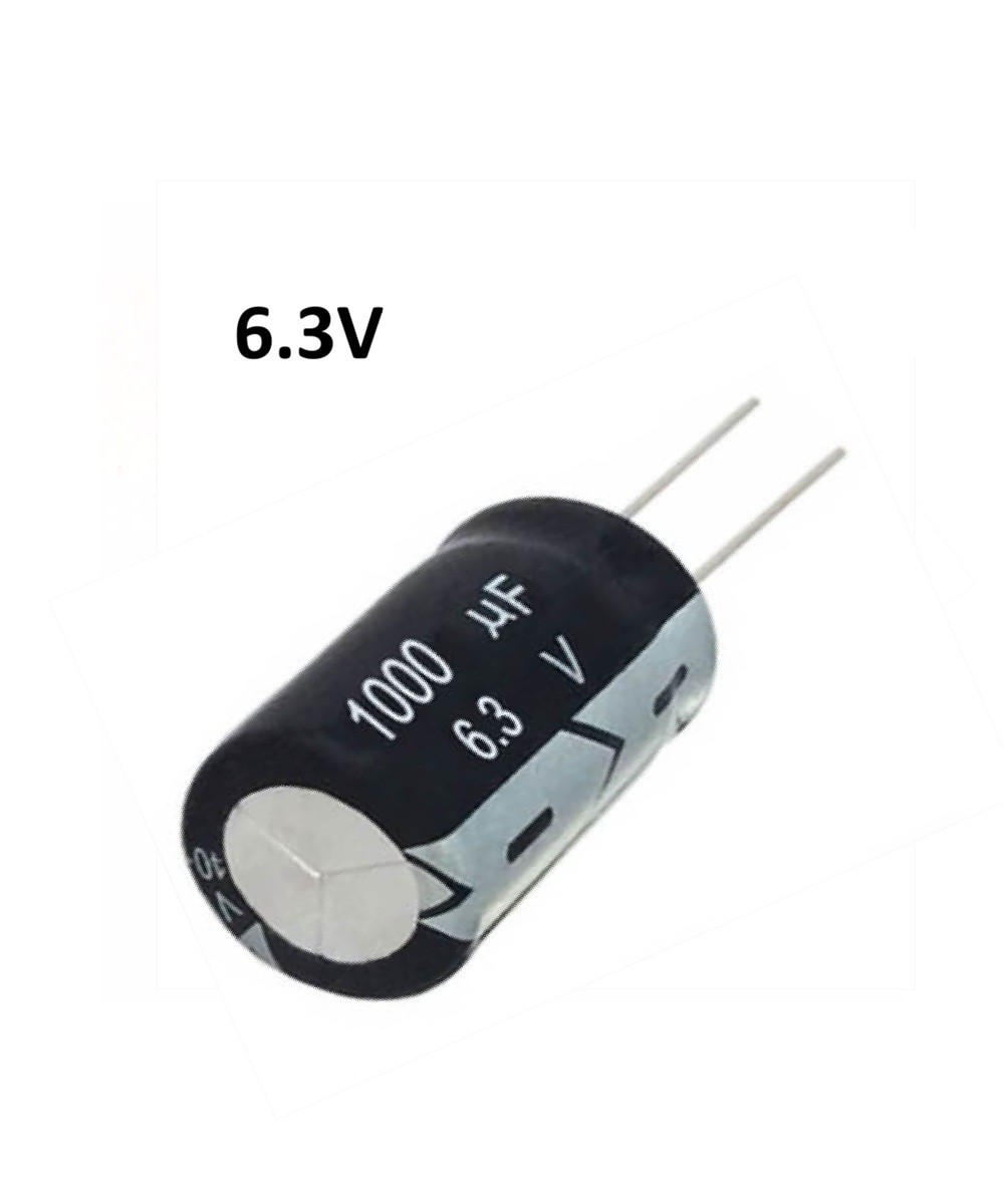 Capacitores electroliticos 6.3v