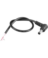 Cable de alimentación DC 12V, 90 grados, 5.5*2.5mm/ 5.5*2.1mm 30cm