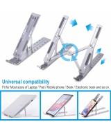 soporte plegable  de 7 ángulos para laptop
