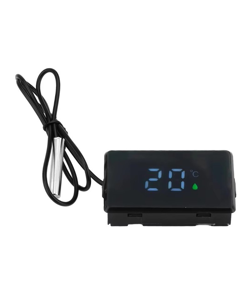 Termometro impermeable con pantalla tactil LED mas sonda