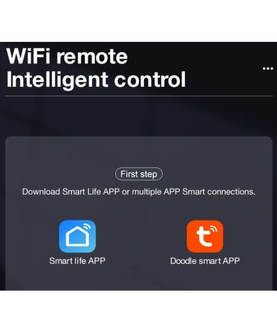 Medidor de energía inteligente WiFi KWS-303WF, 8 en 1