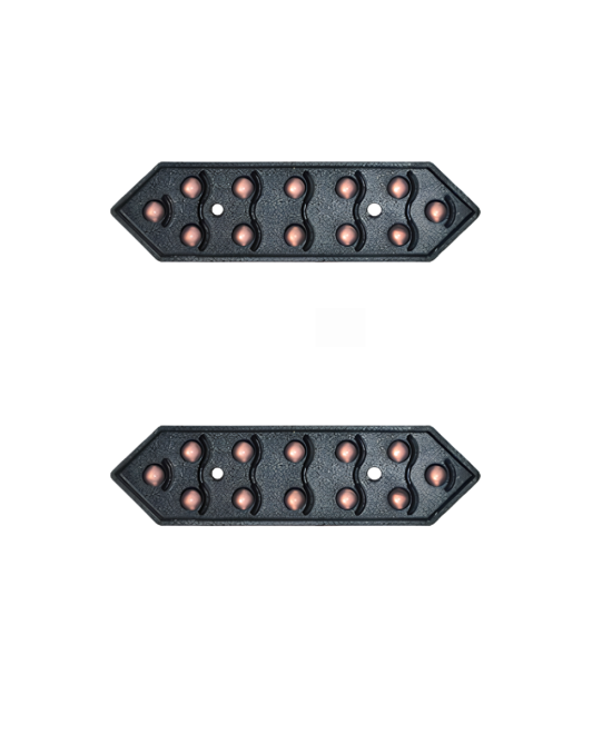 Panel led digital de 7 segmentos de 8 pulgadas azul/verde