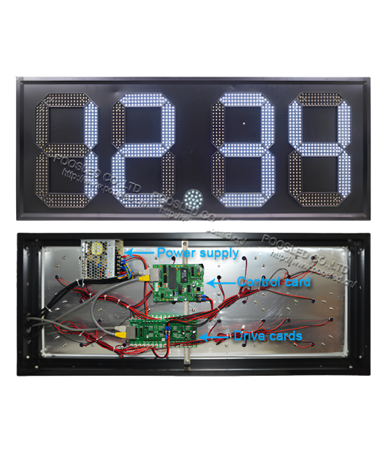 Controlador de pantalla LED inalámbrico por radiofrecuencia (RF) TCP/IP, RS485, RS232 150*120*48MM