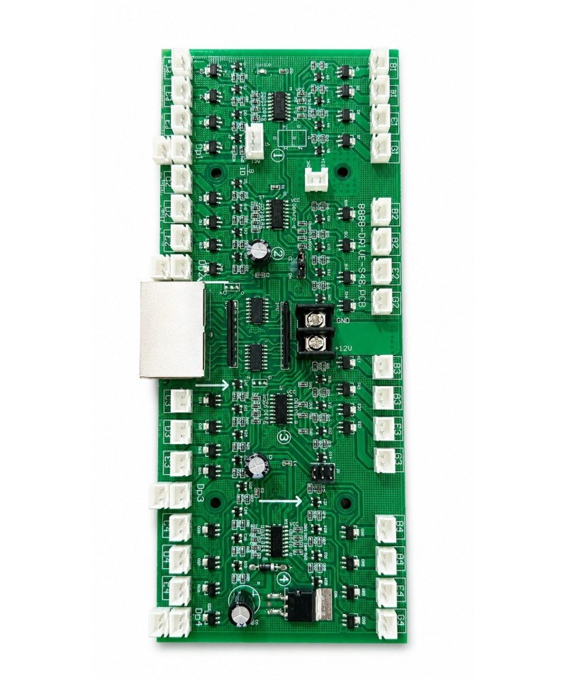 Controlador de pantalla LED inalámbrico por radiofrecuencia (RF) TCP/IP, RS485, RS232 150*120*48MM