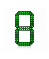 Panel led digital de 7 segmentos de 8 pulgadas azul/verde