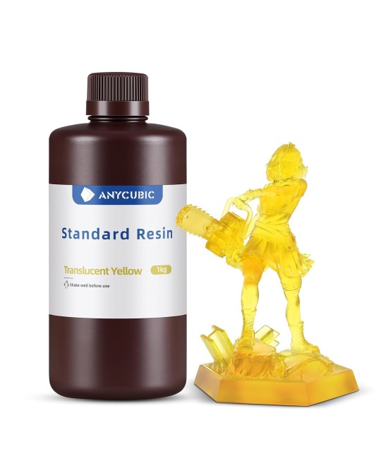 Resina UV ANYCUBIC 1000g para impresoras 3D Standard