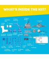 Kit de Ciencia Solar Híbrida STEM Proyecto bombeo de agua solar