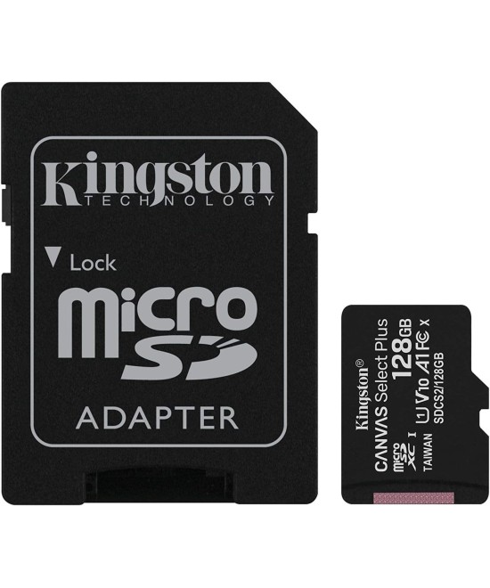 Memoria MicroSD XC Clase 10 Kingston 64GB/128GB