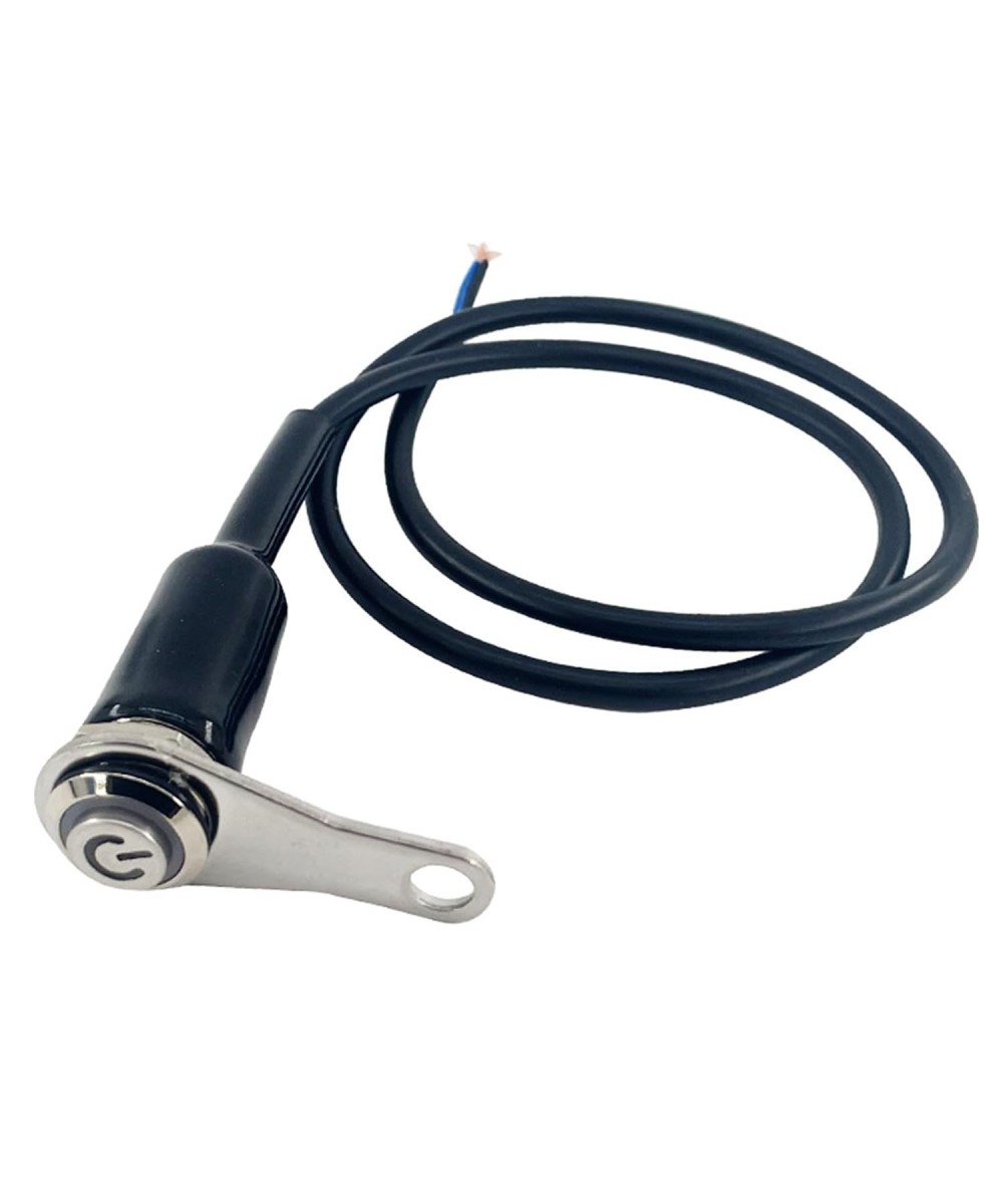 Interruptor impermeable 12v con luz para manubrio de motocicleta sencillo/ doble