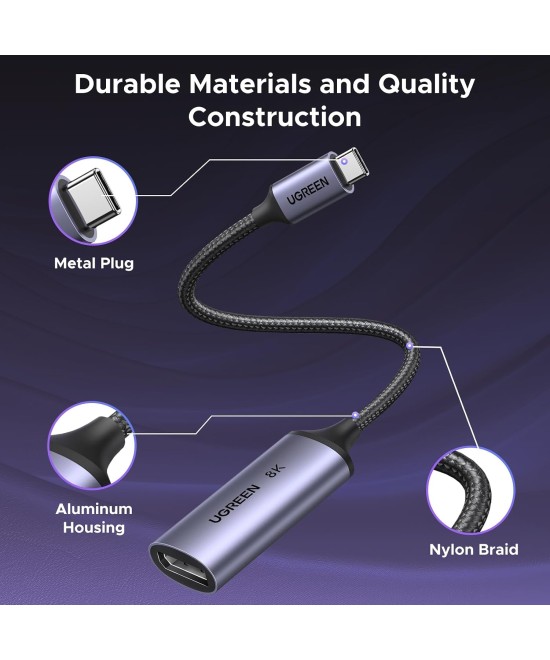 convertidor de USBc a DP1.4 8K UGREEN