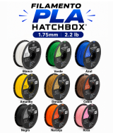 Filamento PLA Hatchbox 1.75mm 2.2 lb