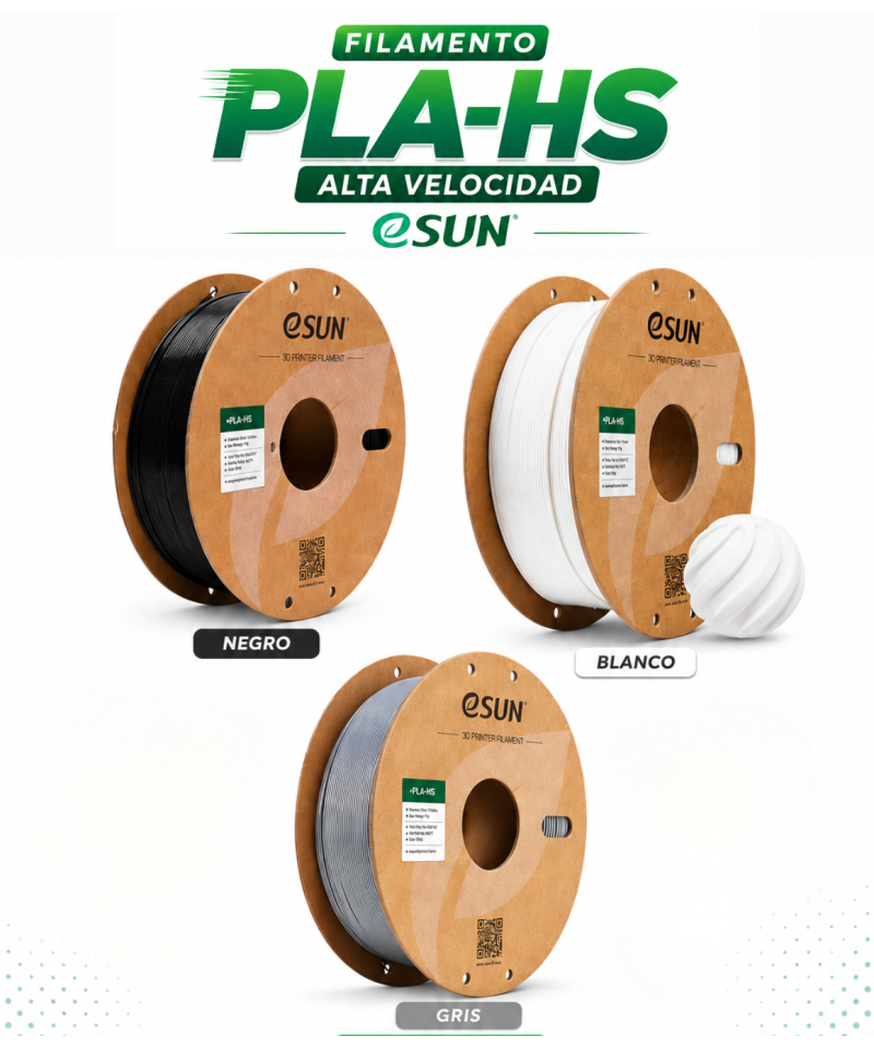 FILAMENTO PLA-HS ESUN 1.75MM 1KG (ALTA VELOCIDAD)