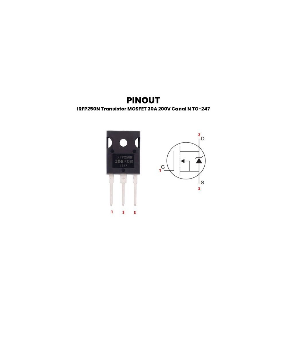 Transistor MOSFET IRFP250N