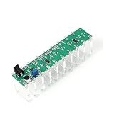 kit de columna luminosa de cristal controlada por voz DIY
