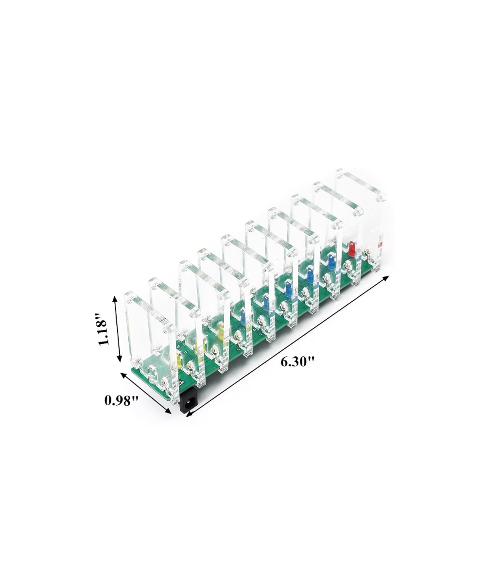 kit de columna luminosa de cristal controlada por voz DIY