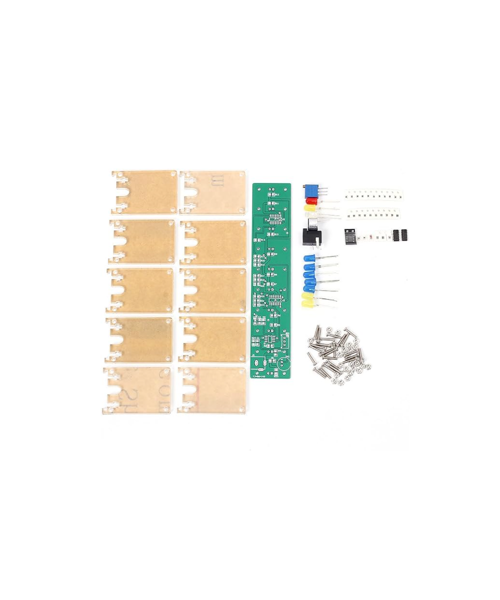kit de columna luminosa de cristal controlada por voz DIY