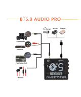 Modulo Bluetooth de Audio MP3 VHM-314 Negro 5.0 con case