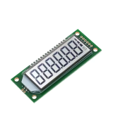 Módulo LCD digital de 6 bits y 8 segmentos