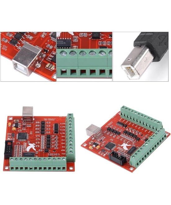 Placa de interfaz del controlador de movimiento MACH3, cable USB, CD