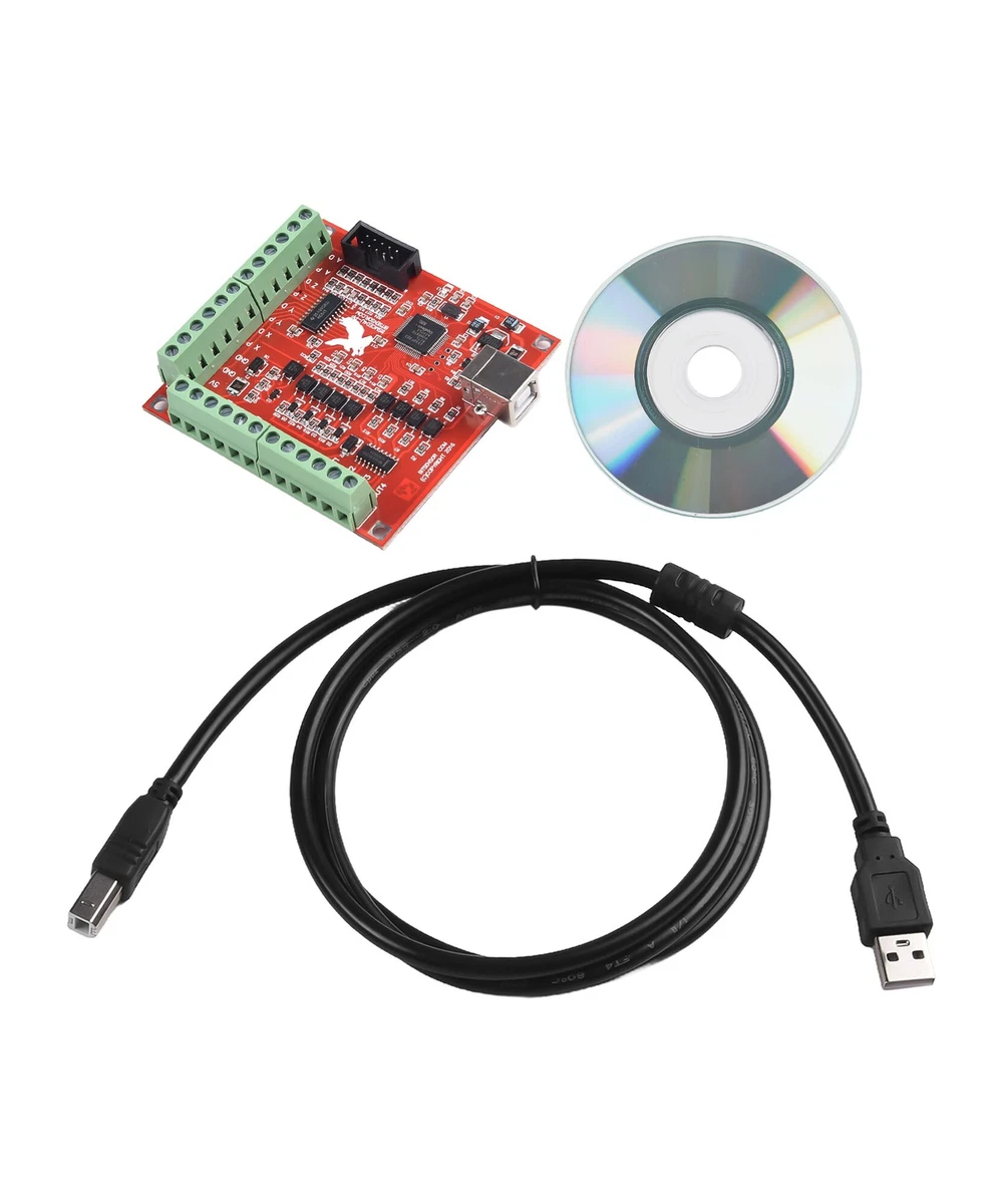 Placa de interfaz del controlador de movimiento MACH3, cable USB, CD