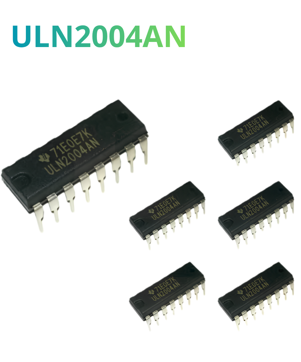 Transistor Darlington NPN de 7 elementos ULN2004AN