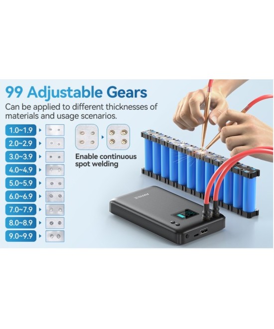 Soldador de Puntos portatil 11000mAh AWithZ U2
