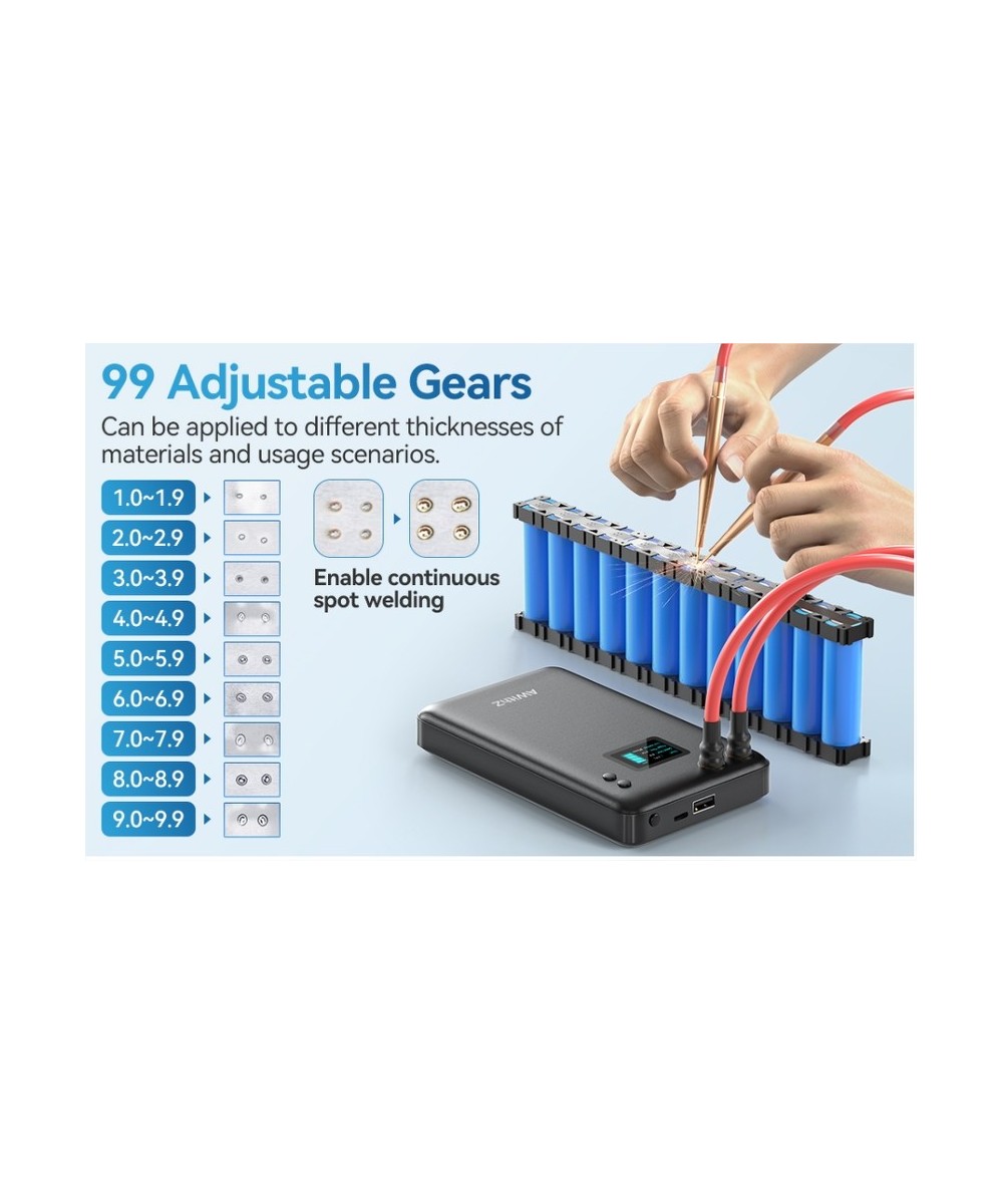 Soldador de Puntos portatil 11000mAh AWithZ U2
