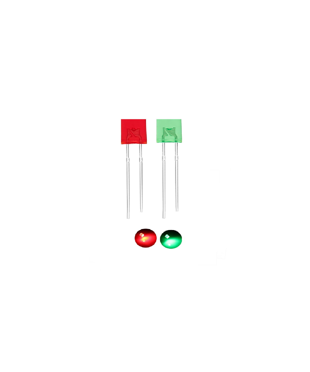Diodo Led Cuadrado 2x5x7mm (10U)