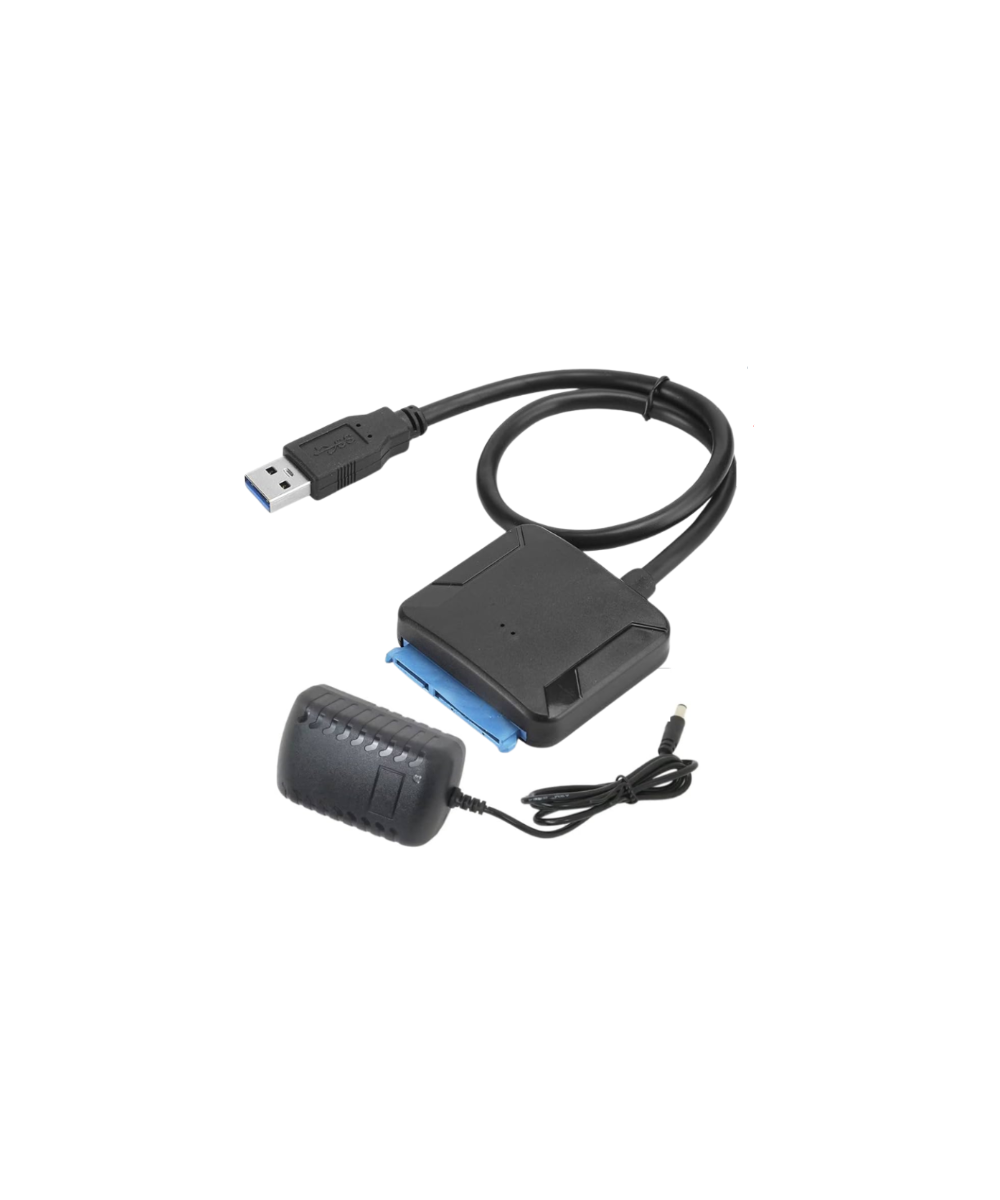 Lector de discos duros SATA III a USB 3.0 más fuente 12V